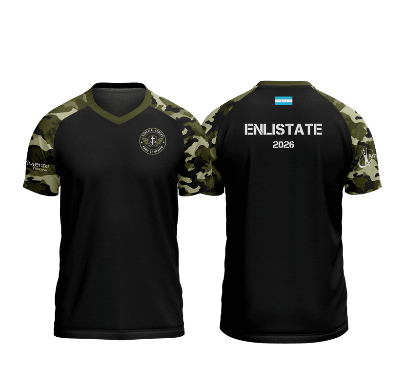 Diseño oficial camisa Enlistate 2026